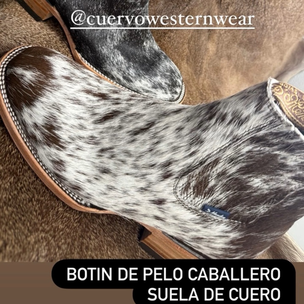 Cowhide Leather Boots